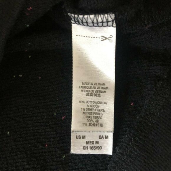 Juicy Couture Black Crewneck Solid Print Sweater - Picture 6 of 7